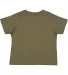 3301T Rabbit Skins Toddler Cotton T-Shirt in Military green back view