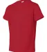 3301T Rabbit Skins Toddler Cotton T-Shirt in Red side view