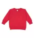 3317 Rabbit Skins Toddler/Juvenile Crew Neck Sweat in Red front view
