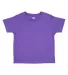 3321 Rabbit Skins Toddler Fine Jersey T-Shirt in Purple front view