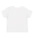 3321 Rabbit Skins Toddler Fine Jersey T-Shirt in White back view