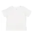 3321 Rabbit Skins Toddler Fine Jersey T-Shirt in White front view
