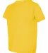 3321 Rabbit Skins Toddler Fine Jersey T-Shirt in Yellow side view