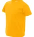 3321 Rabbit Skins Toddler Fine Jersey T-Shirt in Gold side view
