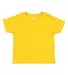 3322 Rabbit Skins Infant Fine Jersey T-Shirt in Gold front view
