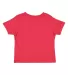 3322 Rabbit Skins Infant Fine Jersey T-Shirt in Red back view
