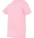 3322 Rabbit Skins Infant Fine Jersey T-Shirt in Pink side view