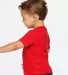 3322 Rabbit Skins Infant Fine Jersey T-Shirt in Red side view