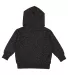 3326 Rabbit Skins Toddler Hooded Sweatshirt with P in Black leopard back view