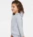 3346 Rabbit Skins Toddler Fleece Zip Hoodie in Heather side view