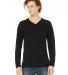 BELLA+CANVAS 3425 Mens Tri-Blend Long Sleeve V-Neck T-shirt Catalog catalog view