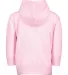 3446 Rabbit Skins Infant Zipper Hooded Sweatshirt in Pink back view