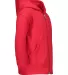 3446 Rabbit Skins Infant Zipper Hooded Sweatshirt in Red side view