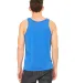 BELLA+CANVAS 3480 Unisex Cotton Tank Top in Tr royal triblnd back view