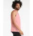 BELLA+CANVAS 3480 Unisex Cotton Tank Top in Pink side view