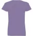 3507 LA T Ladies V-Neck Longer Length T-Shirt LAVENDER back view