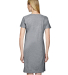 3522 LA T Ladies T-Shirt Dress in Granite heather back view