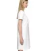 3522 LA T Ladies T-Shirt Dress WHITE side view