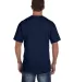 3930P Fruit of the Loom Adult Heavy Cotton HDT-Shi J NAVY back view