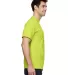 3930P Fruit of the Loom Adult Heavy Cotton HDT-Shi SAFETY GREEN side view