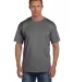 3930P Fruit of the Loom Adult Heavy Cotton HDT-Shi CHARCOAL GREY front view