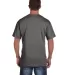 3930P Fruit of the Loom Adult Heavy Cotton HDT-Shi CHARCOAL GREY back view
