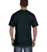 3930P Fruit of the Loom Adult Heavy Cotton HDT-Shi BLACK back view