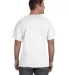3930V Fruit of the Loom Adult Heavy Cotton HDV-Nec WHITE back view