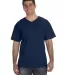 3930V Fruit of the Loom Adult Heavy Cotton HDV-Nec J NAVY front view