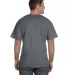 3930V Fruit of the Loom Adult Heavy Cotton HDV-Nec CHARCOAL GREY back view