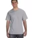 3930V Fruit of the Loom Adult Heavy Cotton HDV-Nec ATHLETIC HEATHER front view