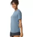 42000 Gildan Adult Core Performance T-Shirt  in Stone blue side view