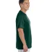 42000 Gildan Adult Core Performance T-Shirt  in Forest green side view