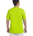 42000 Gildan Adult Core Performance T-Shirt  in Safety green back view