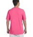 42000 Gildan Adult Core Performance T-Shirt  in Safety pink back view