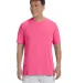 42000 Gildan Adult Core Performance T-Shirt  in Safety pink front view