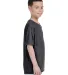 42000B Gildan Youth Core Performance T-Shirt in Charcoal side view