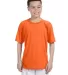 42000B Gildan Youth Core Performance T-Shirt in Orange front view