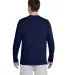 42400 Gildan Adult Core Performance Long-Sleeve T- in Navy back view