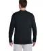 42400 Gildan Adult Core Performance Long-Sleeve T- in Black back view
