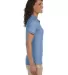 437W Jerzees Ladies' Jersey Polo with SpotShield in Light blue side view