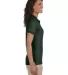 437W Jerzees Ladies' Jersey Polo with SpotShield in Forest green side view