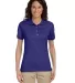 437W Jerzees Ladies' Jersey Polo with SpotShield in Deep purple front view