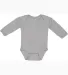 4411 Rabbit Skins Infant Baby Rib Long-Sleeve Cree in Heather front view
