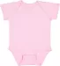 4424 Rabbit Skins Infant Fine Jersey Creeper in Pink front view