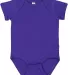 4424 Rabbit Skins Infant Fine Jersey Creeper in Purple front view
