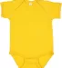 4424 Rabbit Skins Infant Fine Jersey Creeper in Gold front view