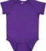 4424 Rabbit Skins Infant Fine Jersey Creeper in Pro purple front view