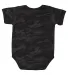 4424 Rabbit Skins Infant Fine Jersey Creeper in Storm camo back view