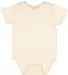 4424 Rabbit Skins Infant Fine Jersey Creeper in Natural front view